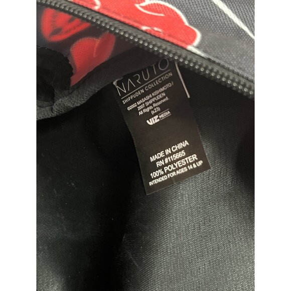 Naruto Shippuden Akatsuki Cloud Mini Backpack – Red & Black – Viz Media 2007 - Picture 6 of 6